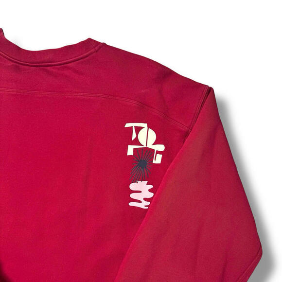 Lululemon Team Canada Perfectly Calgary Oversized Sweatshirt Justin Broadcast XL - Picture 8 of 10